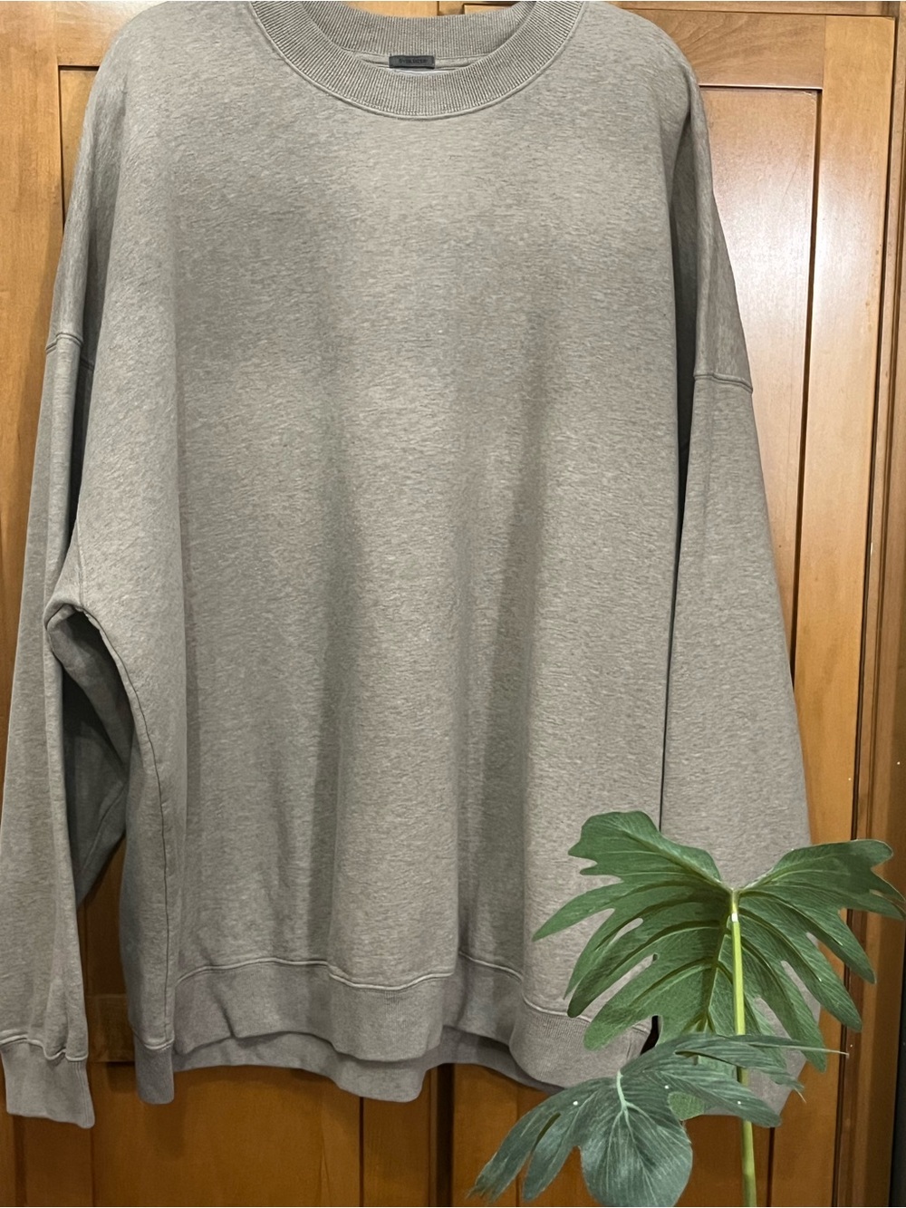 Abercrombie & Fitch Soft A&F Essentials Oversized Sweatshirt XXXL Tall 3XLT Gray